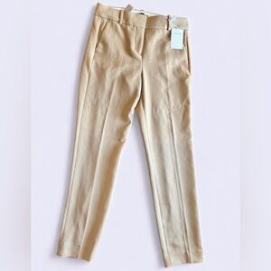NWT J. Crew Cameron Full Length Classic Beige Women's Trousers